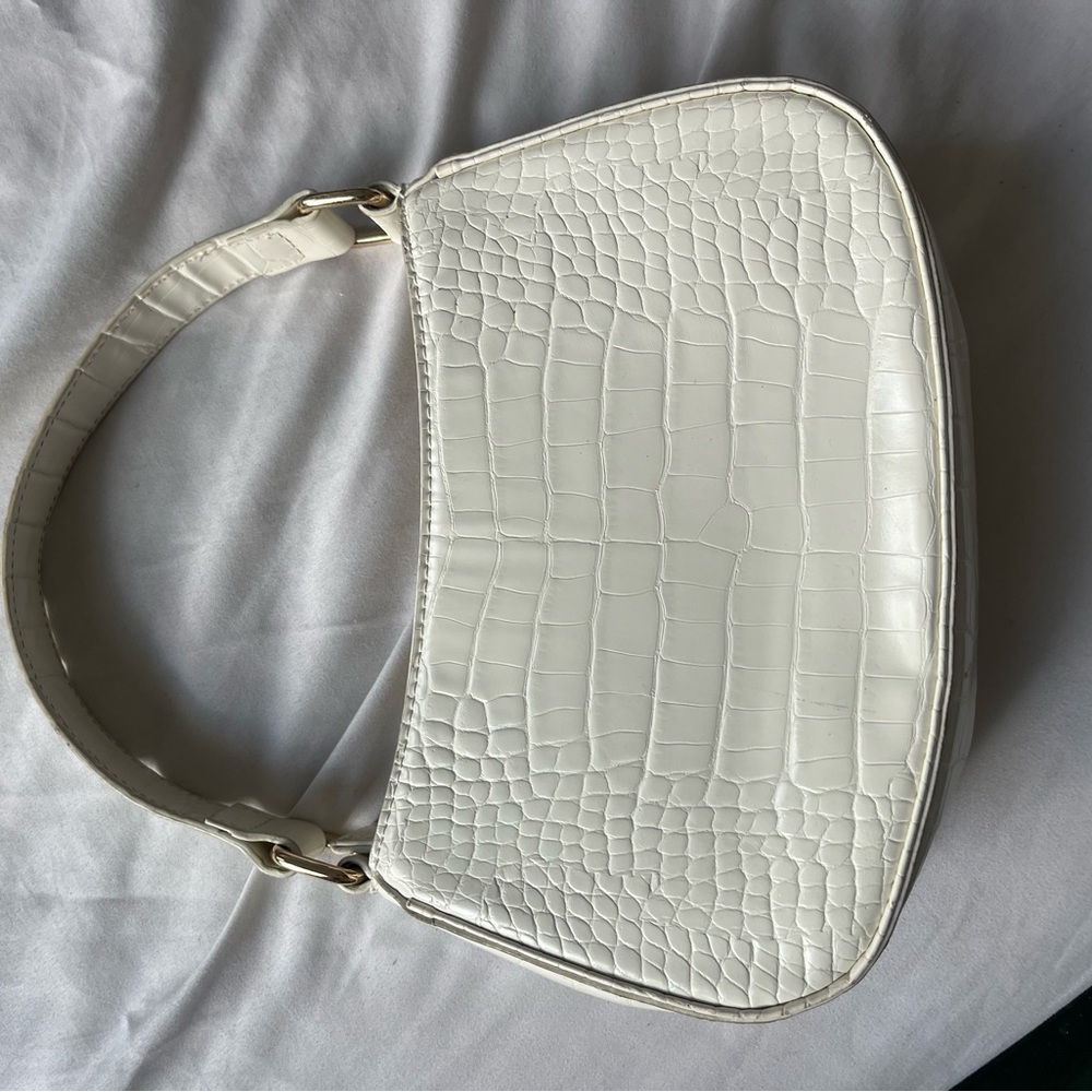 White snake leather Purse
